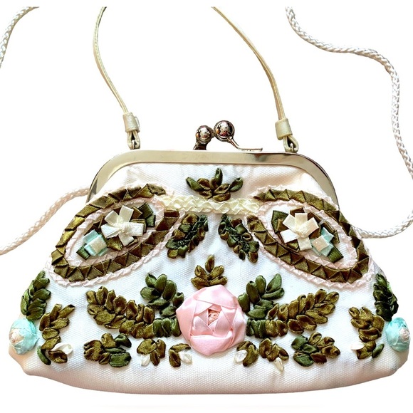 Kate Landry Handbags - NWOT- Kate Landry Rose Clutch